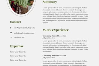write ats optimized professional resume CV linkedin profile