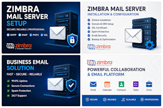 install and configure zimbra mail server