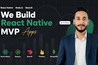 build react native mvp app for android and ios