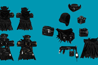 create custom roblox ugc accessories, roblox wearables, roblox custom models