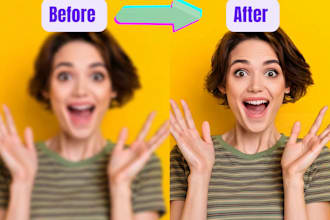 sharpen image upscale image improve quality enhance photo fix blurry photo