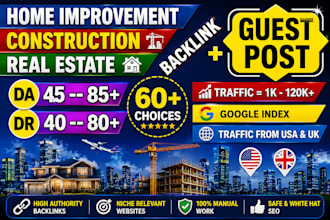 do home, construction, and real estate guest posts