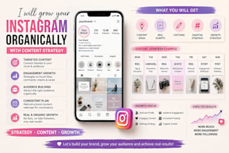 grow social media organically with content strategy
