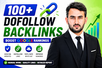 build 100 high quality manual SEO backlinks for your website