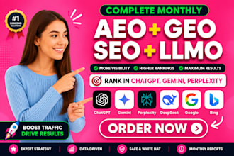 rank website on gemini and chatgpt with aeo, GEO, with off page SEO backlinks