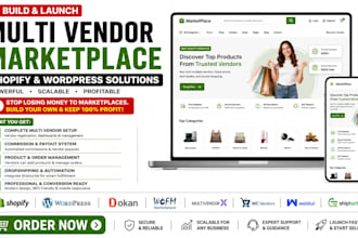 build shopify multi vendor wordpress multivendor using webkul dokan marketplace