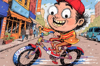 create unique and funny caricature art