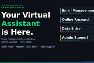 manage your email, research, and admin tasks efficiently