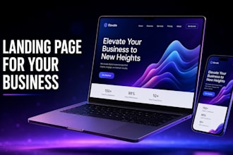 create a landing page for your business
