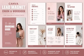 design canva lead magnet ebook PDF workbook for coaches consultants