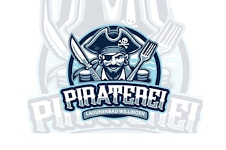 design restaurant food theme mascot logo