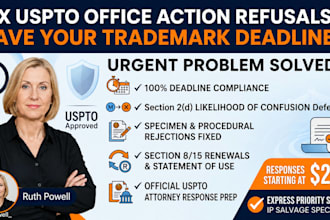 respond to uspto trademark office actions and file renewals