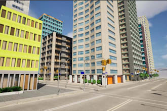 build your roblox game map roblox model city map 3d environment in roblox studio