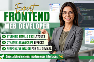 create responsive frontend website