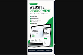 develop a professional website or web application
