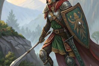 draw your dnd character art