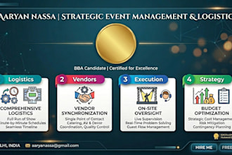 provide professional event coordination and management