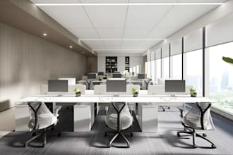 design 3d office layouts and cgi visuals for startups and businesses