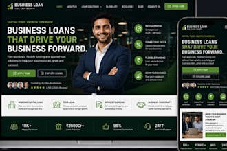 build mca website business loan website payday loan commercial loan website