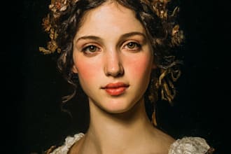 renaissance art oil painting portrait
