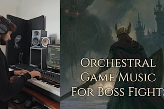 compose orchestral boss fight game music
