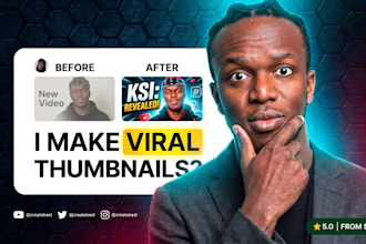 design CTR boosting thumbnail for youtube