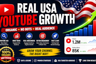 do real USA youtube promotion for organic growth