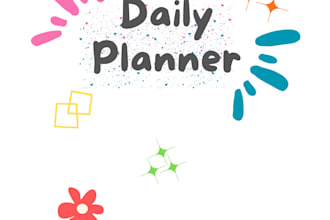 create a printable daily planner PDF in canva
