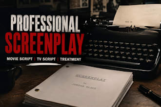write a professional screenplay movie script or TV script
