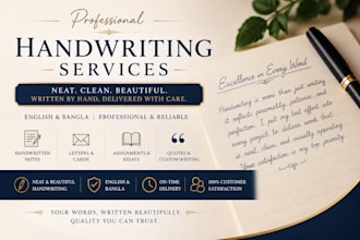 write anything with my beautiful handwriting