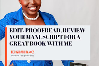 edit and proofread your book