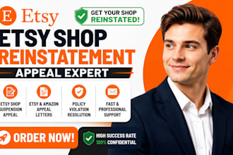 reinstate your etsy shop etsy suspension appeal letters amazon appeal