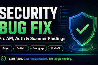 fix auth, API and security bugs in your app