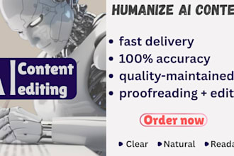 rewrite and humanize ai content naturally