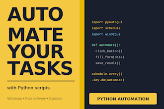 automate your repetitive windows tasks with a python script