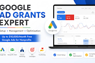 setup google ads grant campaign for nonprofit organizations