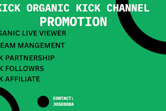 boost organic kick live viewers, chatters and followers fast