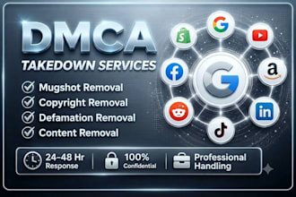 remove copyright, infringing , violating content under dmca