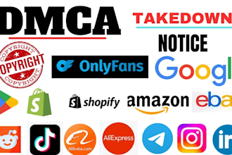 remove copyright, infringing , violating content under dmca