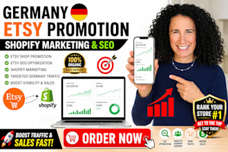 do etsy germany SEO, shopify promotion, german shopify marketing etsy promotion