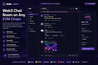 web3 blockchain chat website with token gated premium