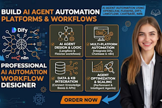 build ai agent automation using openclaw flowise dify langflow chatbase n8n