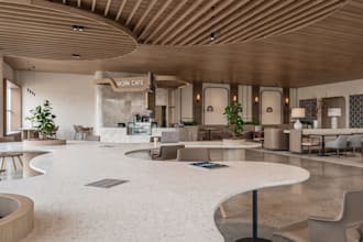 create photorealistic any commercial interior design