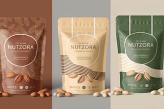 do pouch packaging design, coffee, snacks, mylar  bag, stand up pouch design