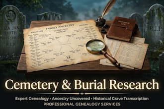 research cemetery burial record and grave search  for family history
