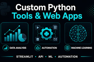 build a custom python data analysis or automation tool for you