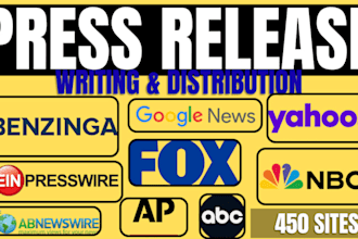 professional press release distribution and press release writing