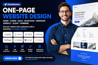build dorik carrd silex readymag onepager versoly kleap mobirise website design