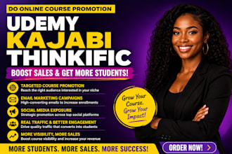do udemy online course promotion boost course sales, udemy course marketing