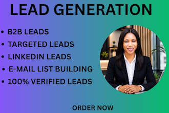 generate targeted b2b leads, linkedin leads and email list building